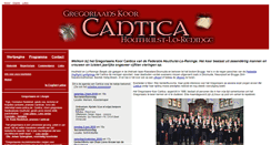 Desktop Screenshot of cantica.be