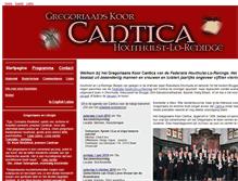 Tablet Screenshot of cantica.be